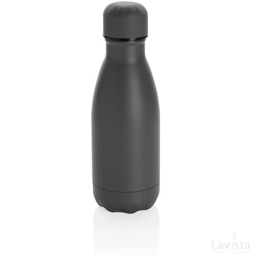 Unikleur vacuum roestvrijstalen fles 260ml grijs