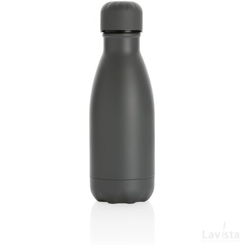 Unikleur vacuum roestvrijstalen fles 260ml grijs