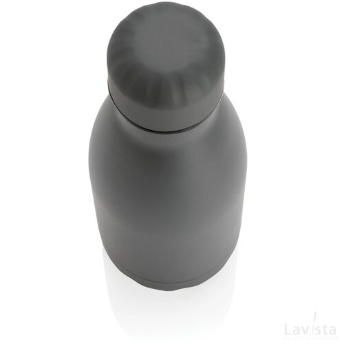 Unikleur vacuum roestvrijstalen fles 260ml grijs
