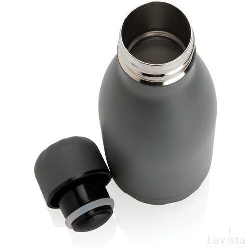 Unikleur vacuum roestvrijstalen fles 260ml grijs