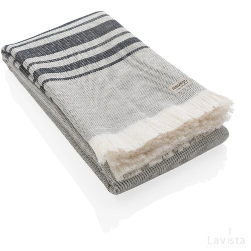 Ukiyo Yumiko AWARE™ Hamam Handdoek 100x180cm zwart