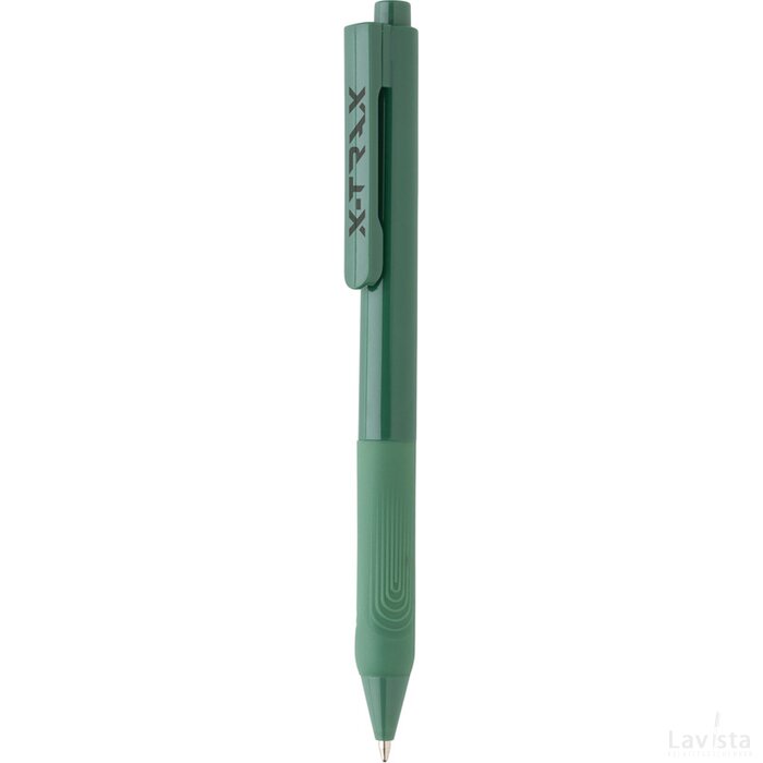 X9 pen met siliconen grip groen