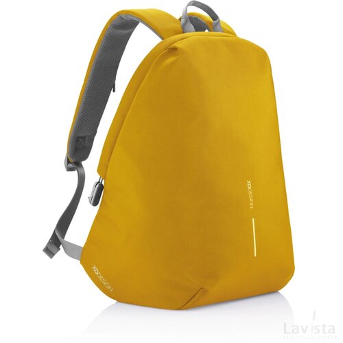 Bobby Soft, anti-diefstal rugzak geel, grijs
