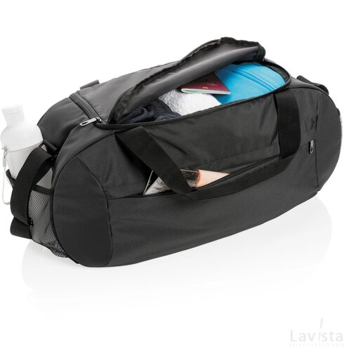 Impact AWARE™ RPET moderne sporttas zwart