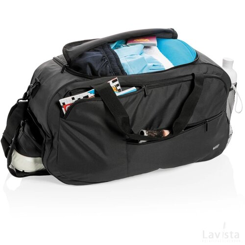 Swiss Peak AWARE™ RPET sporttas zwart