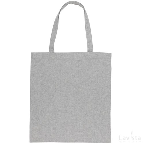 Impact AWARE™ gerecycled katoenen draagtas 145gsm grijs