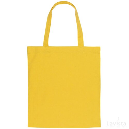 Impact AWARE™ gerecycled katoenen draagtas 145gsm geel