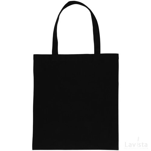 Impact AWARE™ gerecycled katoenen draagtas 145gsm zwart