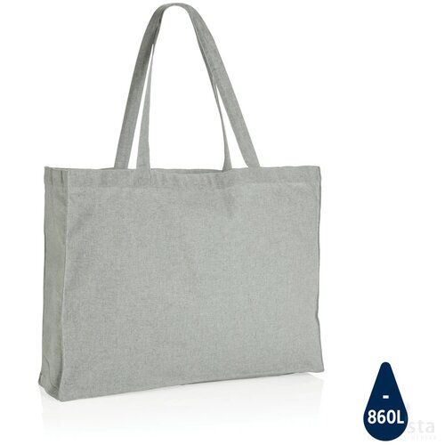 Impact AWARE ™ gerecycled katoenen shopper 145gsm grijs