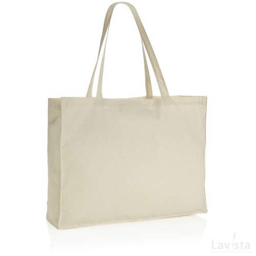 Impact AWARE ™ gerecycled katoenen shopper 145gsm gebroken wit