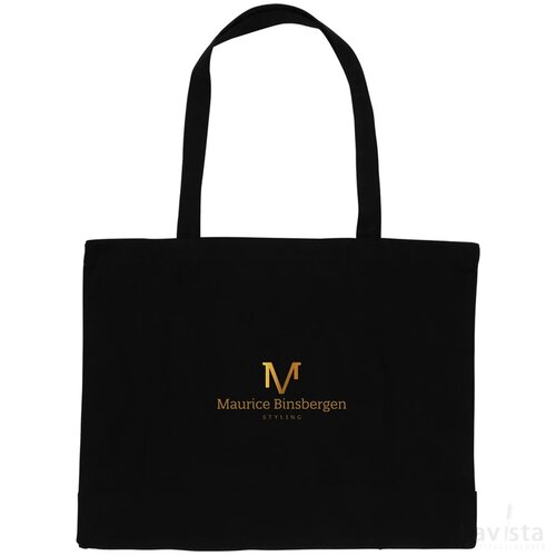 Impact AWARE ™ gerecycled katoenen shopper 145gsm zwart