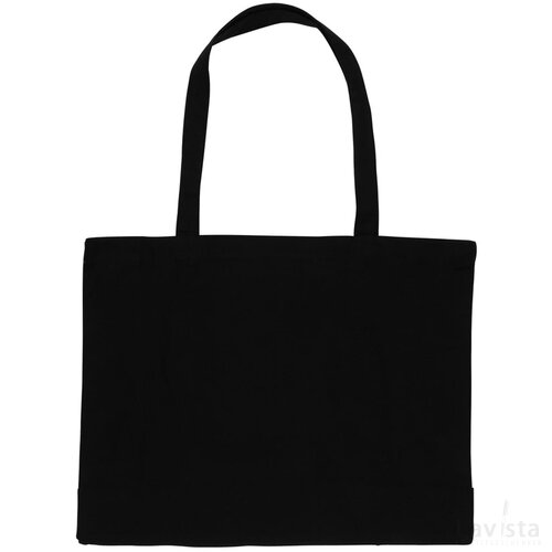 Impact AWARE ™ gerecycled katoenen shopper 145gsm zwart