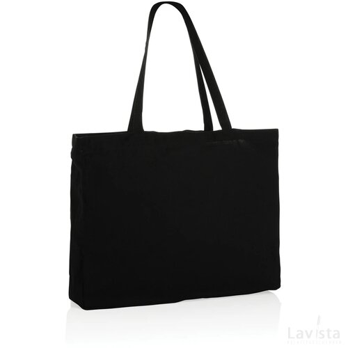 Impact AWARE ™ gerecycled katoenen shopper 145gsm zwart