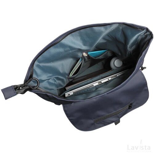 Impact AWARE™ RPET waterbestendige 15.6" laptoprugzak donkerblauw