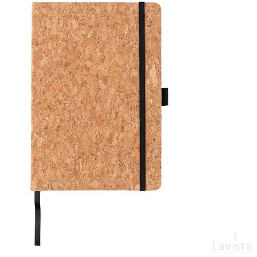 Kurk hardcover notitieboek A5 bruin