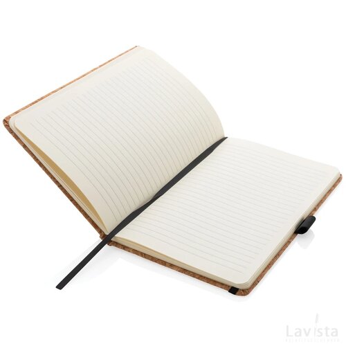 Kurk hardcover notitieboek A5 bruin