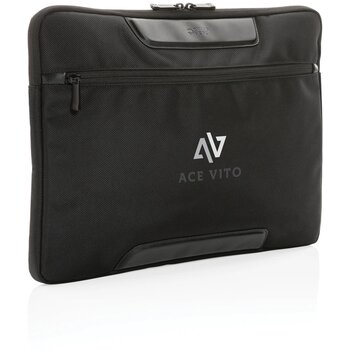 Swiss Peak AWARE™ RPET Voyager 15.6" laptophoes zwart