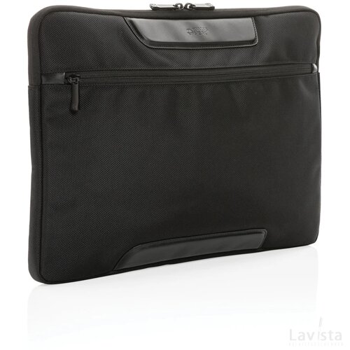 Swiss Peak AWARE™ RPET Voyager 15.6" laptophoes zwart