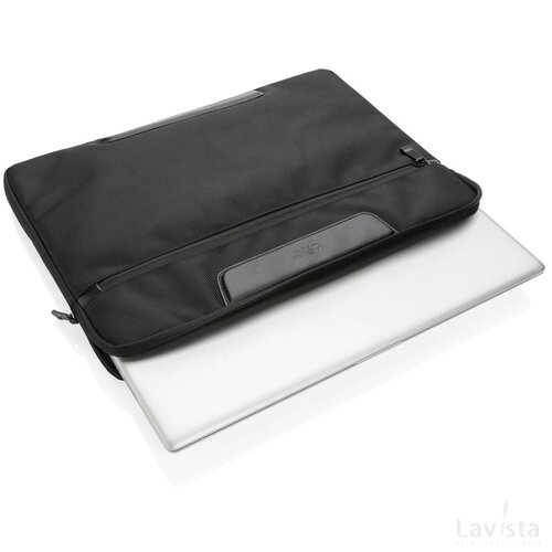 Swiss Peak AWARE™ RPET Voyager 15.6" laptophoes zwart