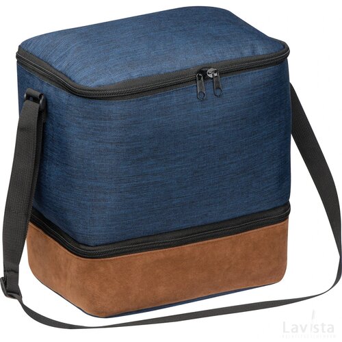 Koeltas 600 D poyester donkerblauw darkblue donkerblauw