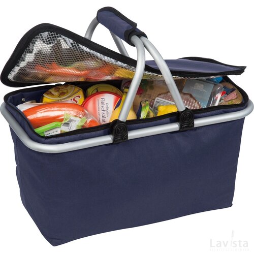 Boodschappenmand met koelvak donkerblauw darkblue donkerblauw