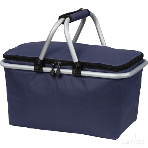 Boodschappenmand met koelvak donkerblauw darkblue donkerblauw