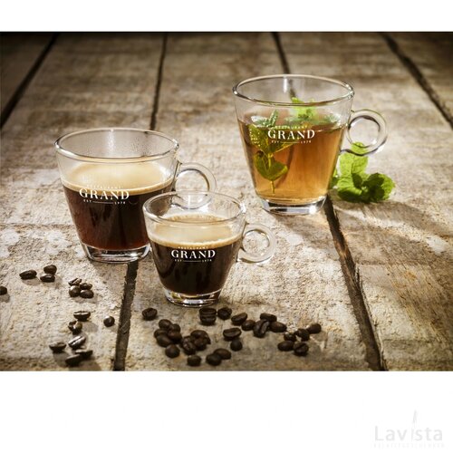 Lugano Espressoglas 100 Ml Transparant