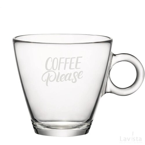 Lugano Espressoglas 100 Ml Transparant