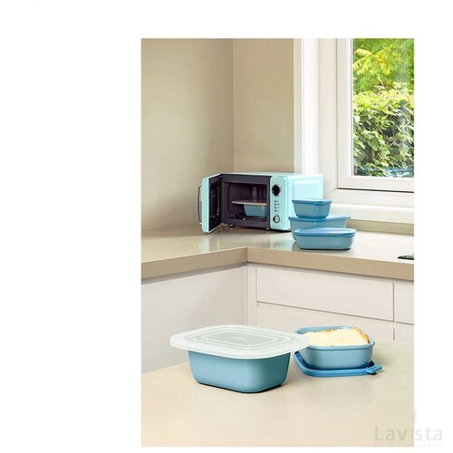 Mepal Cirqula Multikom Rechthoekig 1 L Lunchbox Nordic Green