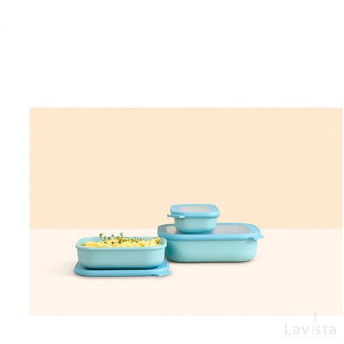 Mepal Cirqula Multikom Rechthoekig 1 L Lunchbox Nordic White