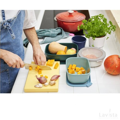 Mepal Cirqula Multikom Rechthoekig 1 L Lunchbox Nordic Blue