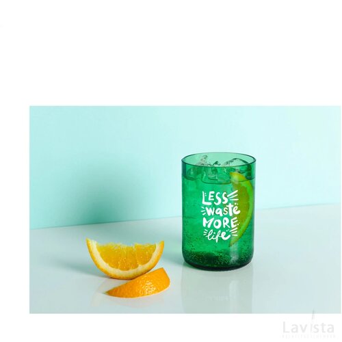 Rebottled® Tumbler 2-Pack Set Glazen Groen
