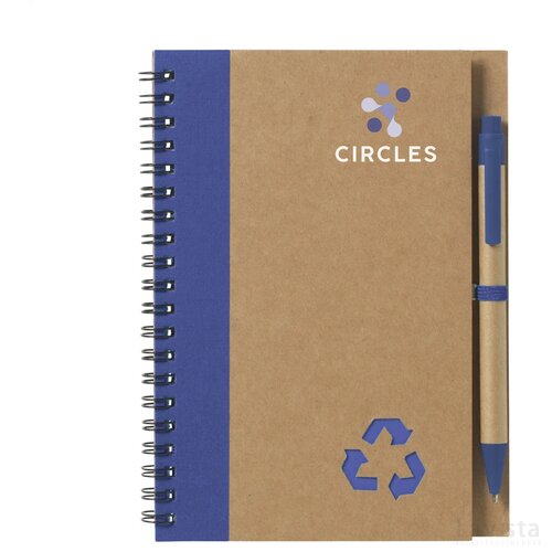 Recyclenote-L Notitieboekje Donkerblauw