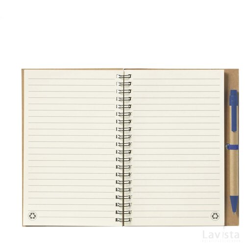 Recyclenote-L Notitieboekje Donkerblauw