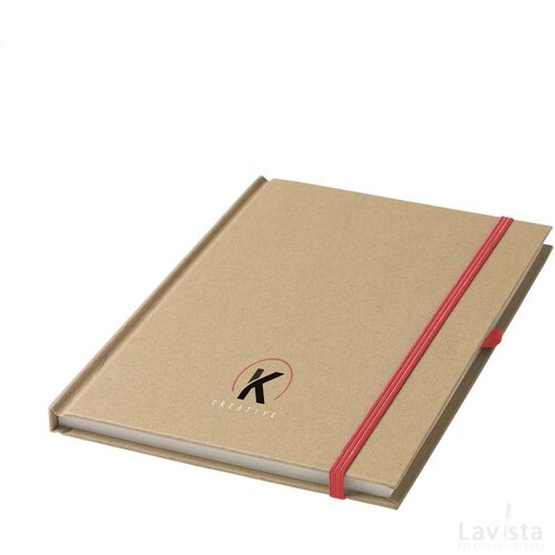 Pocket Eco A5 Notitieboekje Rood