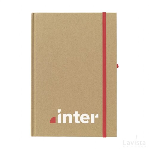 Pocket Eco A5 Notitieboekje Rood
