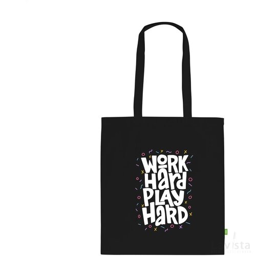 Organic Cotton Shopper 140 G/M² Tas Zwart