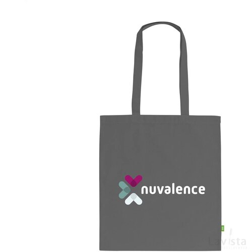 Organic Cotton Shopper 140 G/M² Tas Grijs