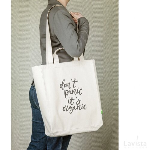 Organic Cotton Canvas Tote Bag (280 G/M²) Winkeltas Ecru