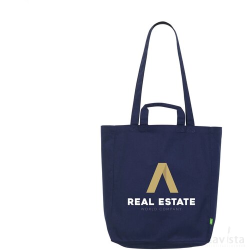 Organic Cotton Canvas Tote Bag (280 G/M²) Winkeltas Navy