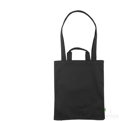 Organic Cotton Canvas Tote Bag (280 G/M²) Winkeltas Zwart