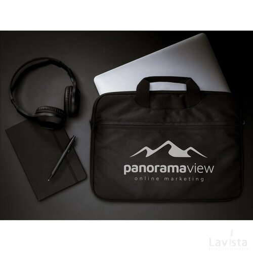 Oliver 15,6 Inch Rpet Laptop Sleeve Laptophoes Zwart
