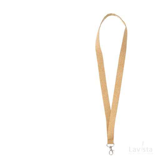 Lanyard Cork 2 Cm Keycord Naturel