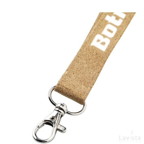 Lanyard Cork 2 Cm Keycord Naturel