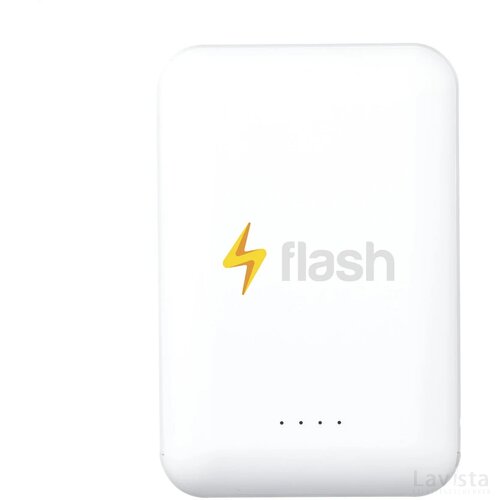Pocketpower 10000 Wireless Powerbank Draadloze Oplader Wit