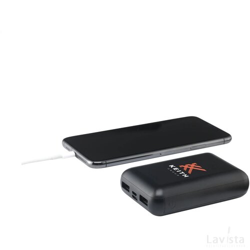 Pocketpower 10000 Wireless Powerbank Draadloze Oplader Zwart