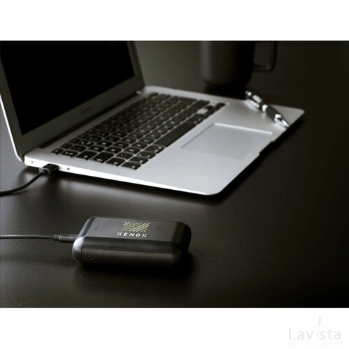 Pocketpower 10000 Wireless Powerbank Draadloze Oplader Zwart