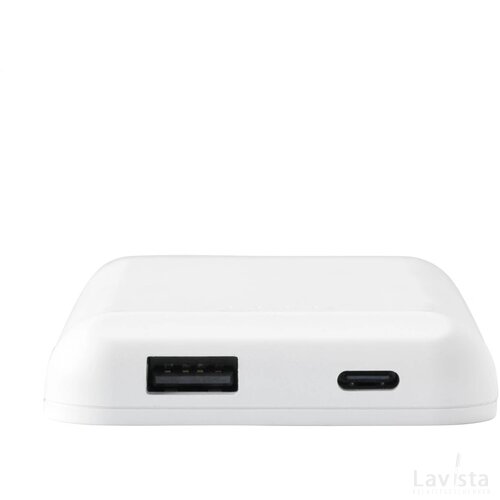 Force Magnetic Recycled Wireless Powerbank 5000 Oplader Wit