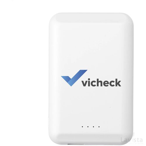 Force Magnetic Recycled Wireless Powerbank 5000 Oplader Wit