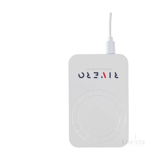 Force Magnetic Recycled Wireless Powerbank 5000 Oplader Wit